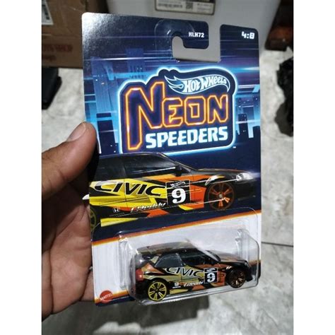 Jual Hot Wheels Neon Speeders Honda Civic Ek9 Shopee Indonesia