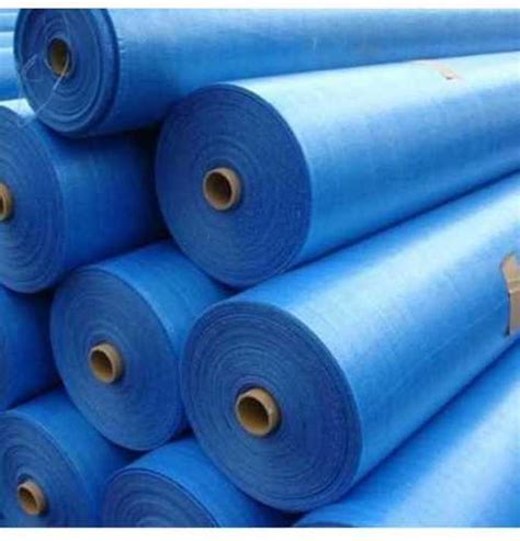 Water And Uv Resistant Blue Plain Hdpe Tarpaulin In Rolls Design Type