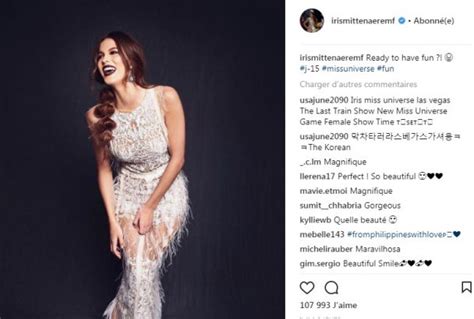 Iris Mittenaere Fait Grimper La Temp Rature Dans Une Sublime Robe