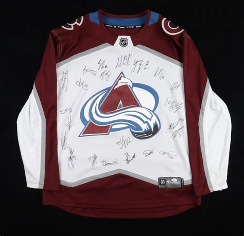 2021-22 Stanley Cup Champions Colorado Avalanche Jersey Team-Signed by ...