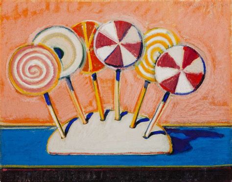 Wayne Thiebaud Six Lollipops Art Basel Wayne Thiebaud Principles