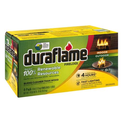 Shop Duraflame 4-Pack 6-lb Fire Logs at Lowes.com