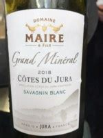 Domaine Maire Fils Grand Min Ral Savagnin Blanc C Tes Du Jura