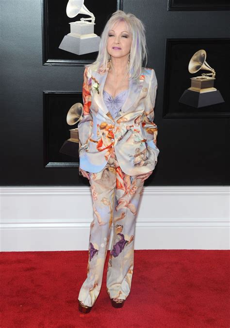 Cyndi Lauper – 2018 Grammy Awards in New York • CelebMafia