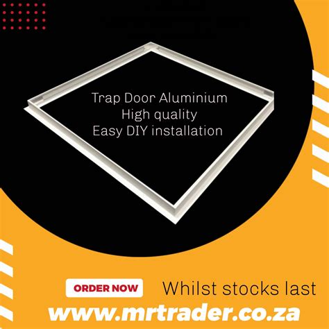 Trap door alluminum white