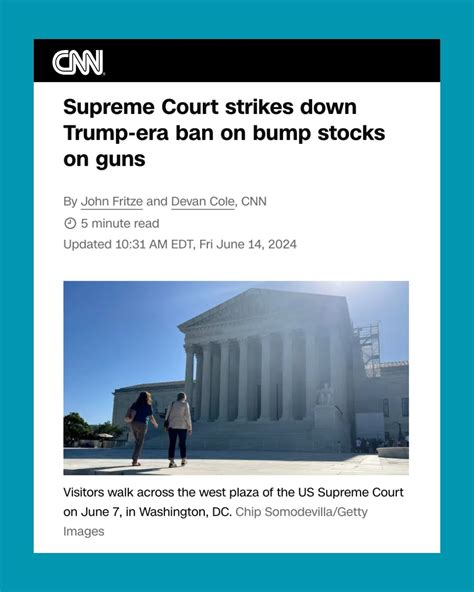 The Supreme Court Just Struck Down A Federal Ban On Bump Stocks