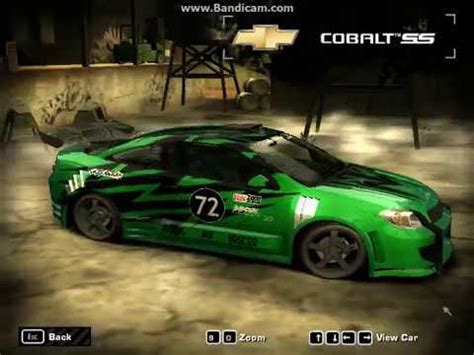 Custom Chevrolet Cobalt SS NFS Most Wanted 2005 YouTube