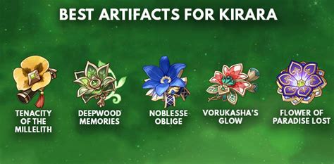 Genshin Impact Best Kirara Build: Artifacts, Weapons & Team - zilliongamer