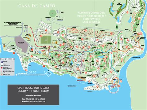 Map Of Casa De Campo - Printable Maps Online