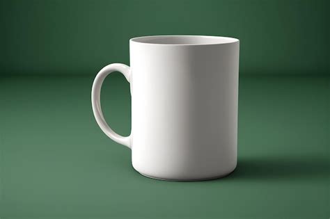 Plantilla De Maqueta De Taza Blanca Foto Premium