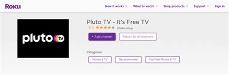 How To Activate Pluto Tv Activation Steps For Smart Tvs Roku