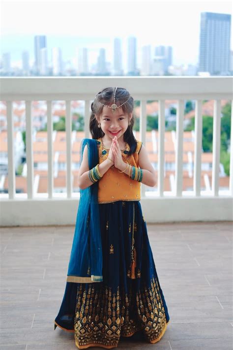 Indian traditional dress, Babies & Kids, Babies & Kids Fashion on Carousell