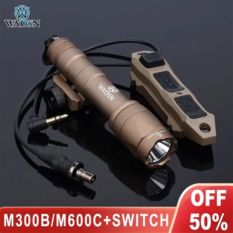 Wadsn Linterna T Ctica Airsoft M Sf M Scout Light Luz Led Para