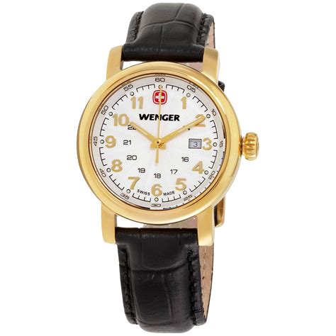 Wenger - Wenger Urban Classic Quartz Movement White Dial Ladies Watch ...