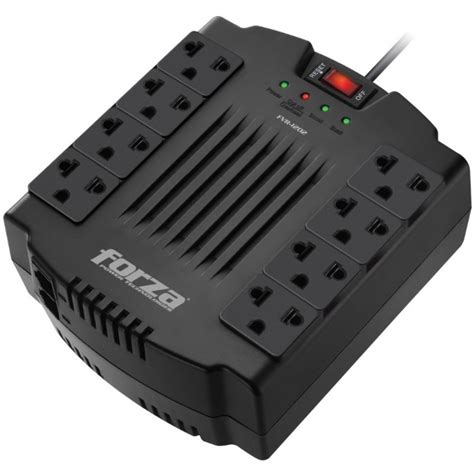 ESTABILIZADOR HIBRIDO FORZA 8 TOMAS FVR 1202 USB 1200VA CompuMarket Pe