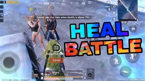 Pubg Mobileheal Battle Youtube