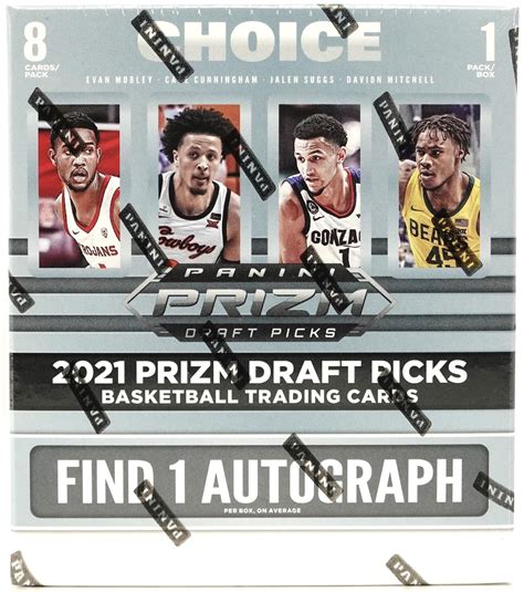 2021 22 Panini Prizm Draft Picks Basketball Choice Box DA Card World