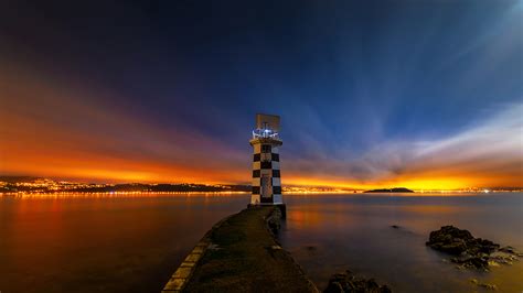 Picture New Zealand Wellington Nature Lighthouses Sunrises X