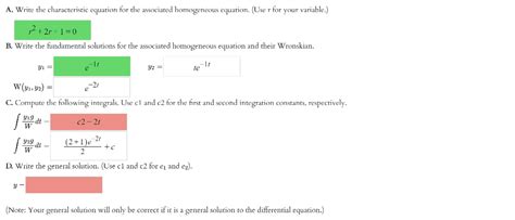 A. Write the characteristic equation for the | Chegg.com