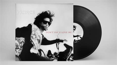 Prince Dont Say U Love Me Unreleased Demo Youtube