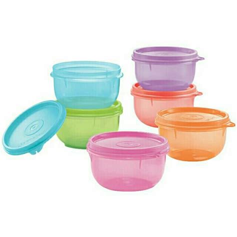 Tupperware Mini Bowls 250ml X 6 Pcs Shopee Malaysia