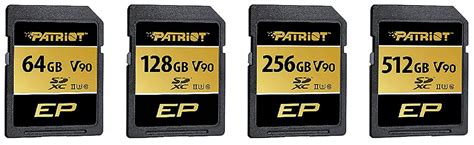 Patriot Unveils the 512GB V90 UHS-II SD Card - Exibart Street