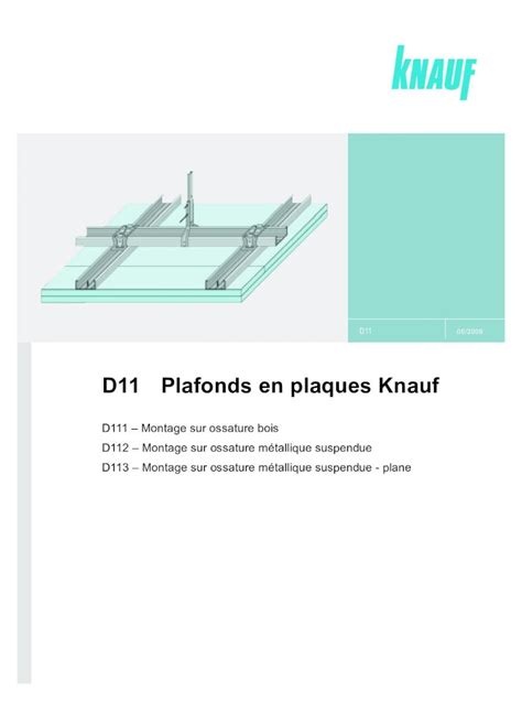 PDF D11 Plafonds En Plaques Knauf DOKUMEN TIPS