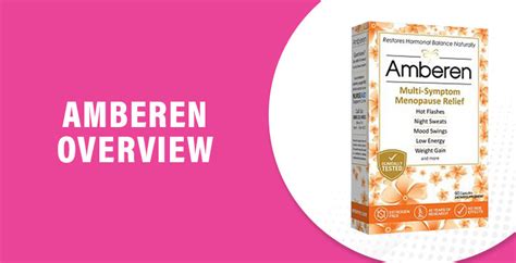 Amberen Reviews - Does It Really Work & Is It Safe To Use?