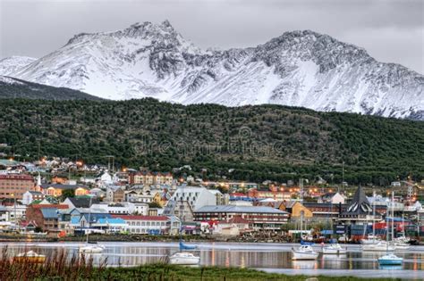 Ushuaia - Tierra Del Fuego - Argentina Stock Photo - Image of port ...