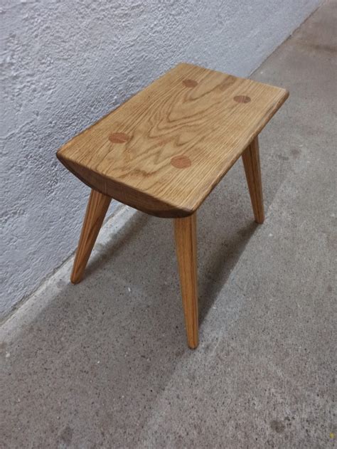 Hocker Aus Eichenholz DICTUM Handwerksgalerie