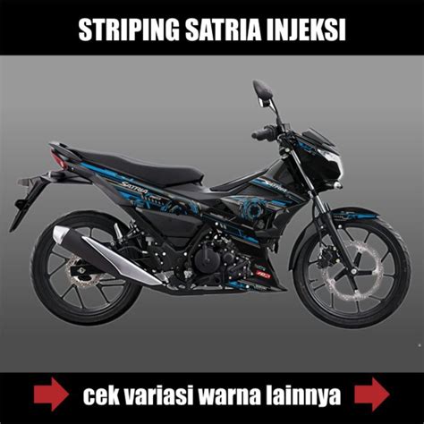 Jual Striping Motor Satria F 150 Injeksi Cutome Liss Grafhis Stiker