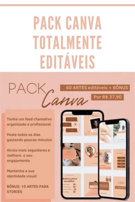 Pack Do Canva Editáveis Pra Te Dar Um Feed Organizado E Chamativo