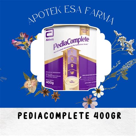 Jual PEDIASURE COMPLETE PEDIACOMPLETE VANILA 400gr KEMASAN BARU