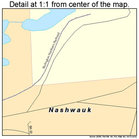 Nashwauk Minnesota Street Map 2744980