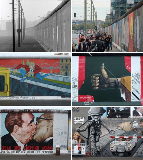 El Muro De Berlín A Y B Antes Y Después De La Caída Del Muro En Download Scientific Diagram