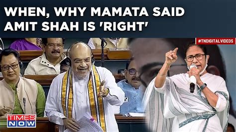 Mamata Agrees With Amit Shah On Should Think About Delhi But There