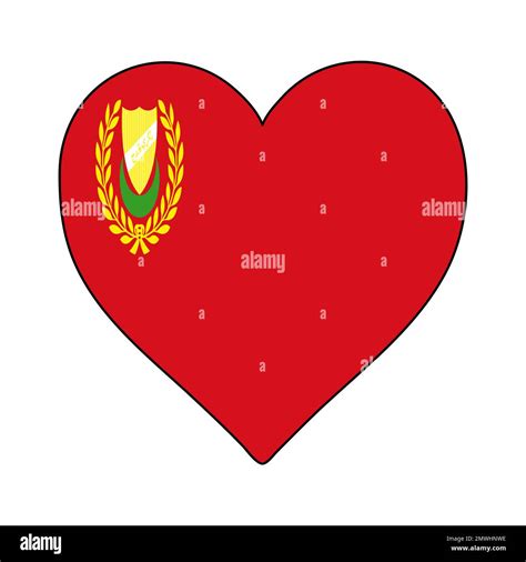 Kedah Heart Shape Flag. Love Kedah. State in Malaysia. Visit Malaysia ...