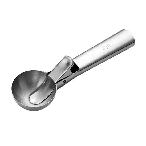 Stainless Steel Ice Cream Scoop With Trigger Ice Cream Scooper