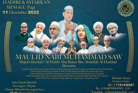 Maulid Nabi Muhammad Saw Di Cipinang Besar Majelis Info Info Jadwal