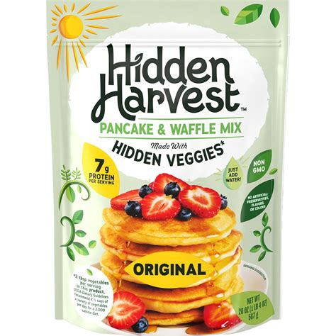 Amazon.com : Hidden Harvest Original Pancake & Waffle Mixes: Non-GMO ...