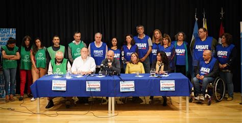 CONFERENCIA DE PRENSA DE AMSAFE Y SADOP RECHAZO A LAS AMENAZAS DE