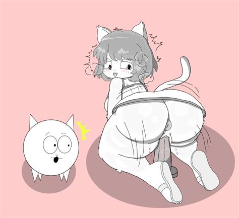 Rule 34 Anus Basic Cat Battle Cat Big Ass Big Butt Cat Ears Cat Tail Catgirl Dildo Dildo In