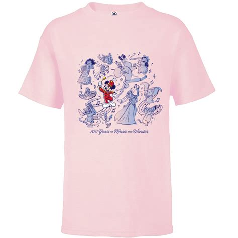 Disney 100 Years Of Music And Wonder Mickey Mouse D100 Short Sleeve T