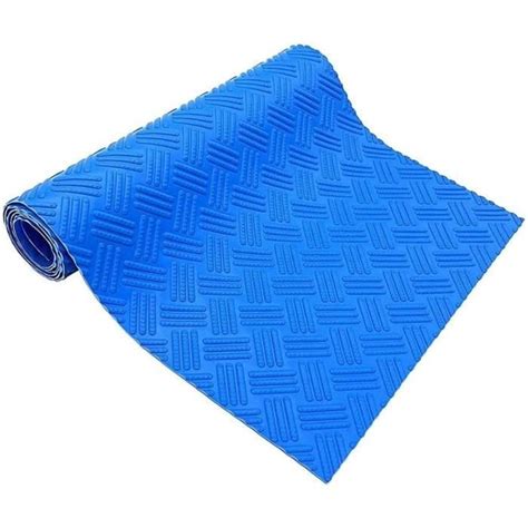 Tapis de protection pour marches de piscine avec texture antidérapante