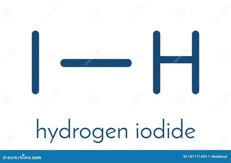 Hydrogen Iodide HI Skeletal Stock Vector Illustration Of, 53% OFF