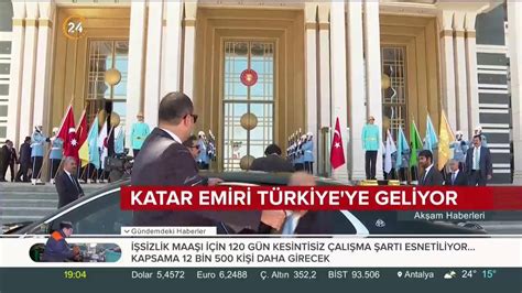 Katar Emiri Türkiye ye geliyor Dailymotion Video