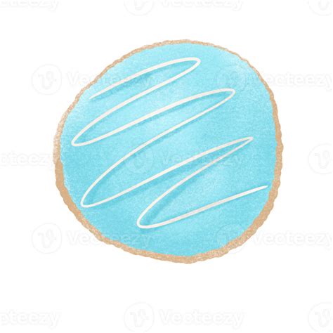 Blue Frosted Sugar Cookies 24595897 Png