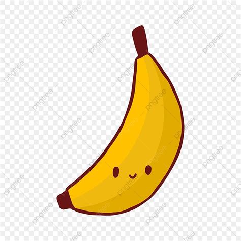 Gambar Stiker Kartun Pisang Lucu Pisang Kartun Stiker Png Dan Vektor Dengan Background