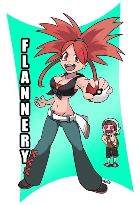 Pokemon Flannery And Flame Cumception