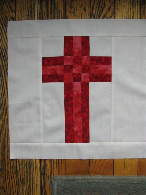 Free Christian Cross Quilt Pattern Christian Cross Quilt Free Pattern